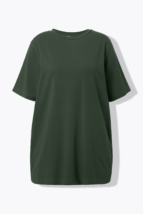 Longshirt, langer Classic Shape, Halbarm