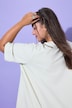 Longshirt, langer Classic Shape, Halbarm