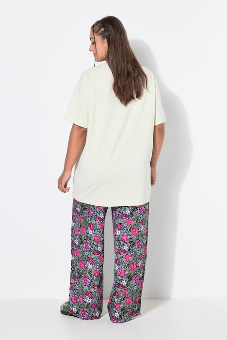 Longshirt, langer Classic Shape, Halbarm