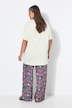 Longshirt, langer Classic Shape, Halbarm