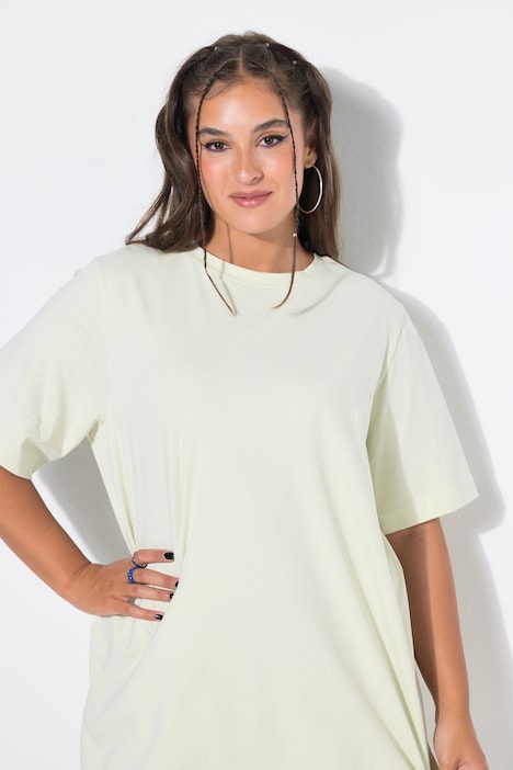 Longshirt, langer Classic Shape, Halbarm