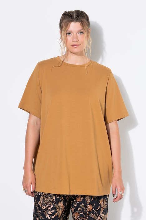 Longshirt, langer Classic Shape, Halbarm