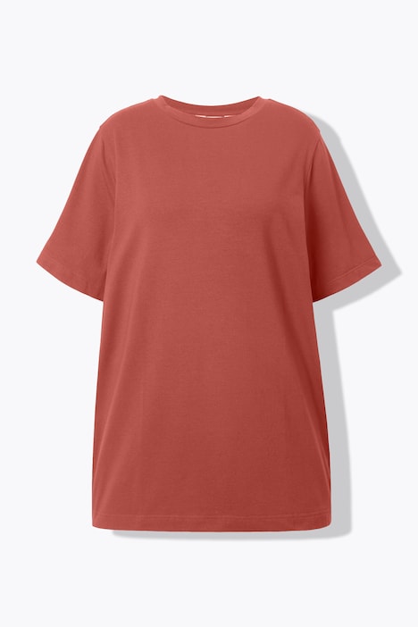 Longshirt, langer Classic Shape, Halbarm