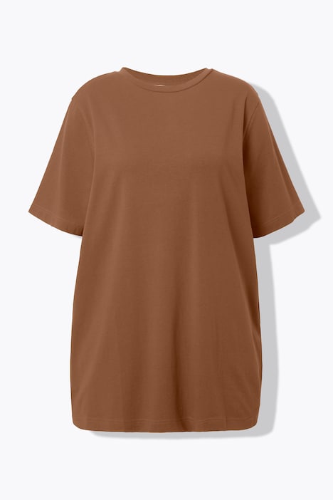 Longshirt, langer Classic Shape, Halbarm