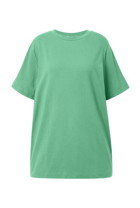 Dlouhé tričko, extra dlouhé, kulatý výstřih, krátké rukávy