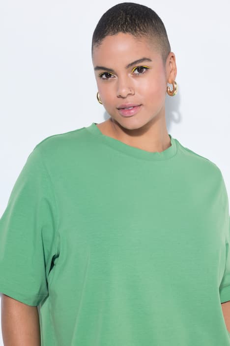 Longshirt, langer Classic Shape, Halbarm