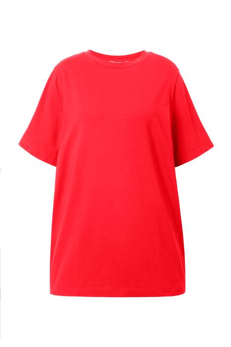 Dlouhé tričko, extra dlouhé, kulatý výstřih, krátké rukávy