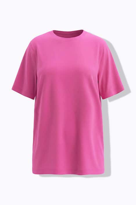 Longshirt, langer Classic Shape, Halbarm