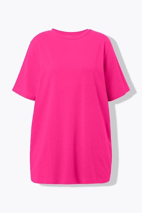 Longshirt, langer Classic Shape, Halbarm
