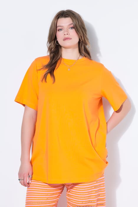 Longshirt, langer Classic Shape, Halbarm