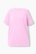 T-shirt long à col rond et manches courtes