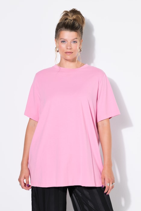 Longshirt, langer Classic Shape, Halbarm