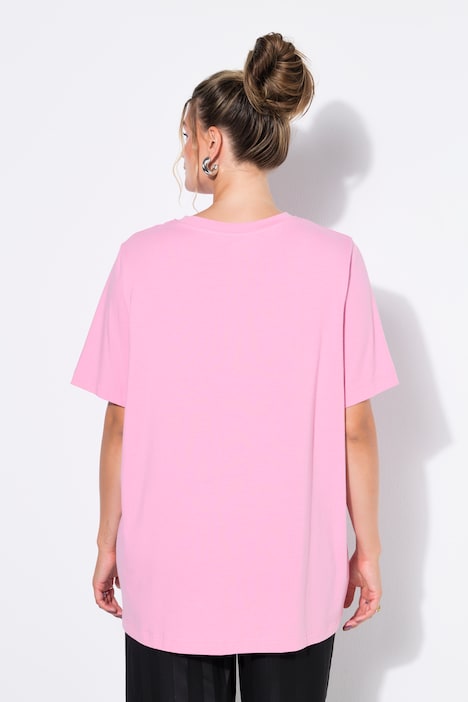 Longshirt, langer Classic Shape, Halbarm