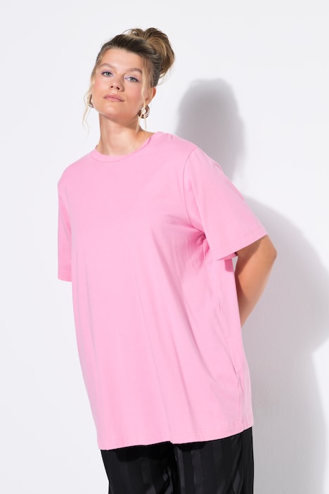 Longshirt, langer Classic Shape, Halbarm