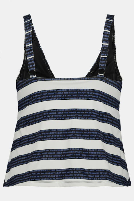 Dwuczęściowe tankini w paski