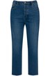 Džíny pro ženy, 5 kapes, střižený lem, rovné