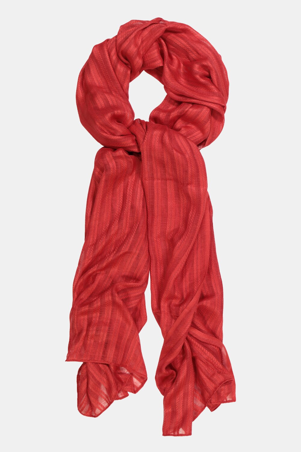Grote Maten sjaal, Dames, rood, Maat: One Size, Viscose, Ulla Popken