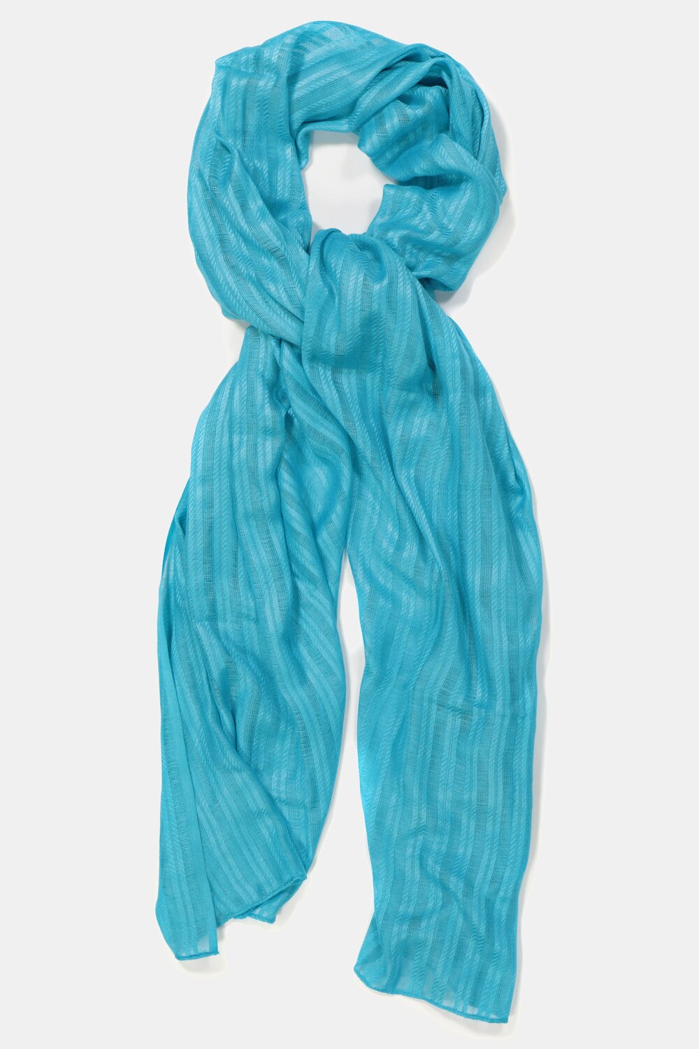 Grote Maten sjaal, Dames, turquoise, Maat: One Size, Viscose, Ulla Popken
