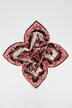 Scarf, paisleytryck, litet format, mjuk viskos