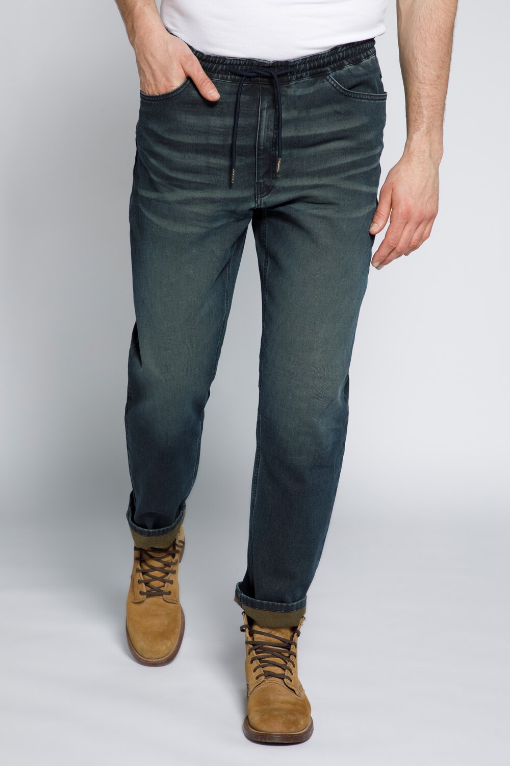 Grote Maten jeans, Heren, blauw, Maat: 4XL, Katoen, JP1880