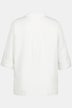 Bluse, Leinen, offener Kragen, Langarm