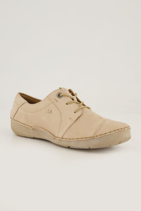 Josef Seibel, vetersluiting, leer, verwisselbaar voetbed, comfortabele wijdte