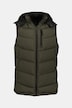 Bodywarmer, down-touch wattering, capuchon