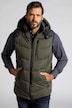 Bodywarmer, down-touch wattering, capuchon
