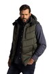 Prošívaná vesta, zateplená umělým vláknem, kapuce