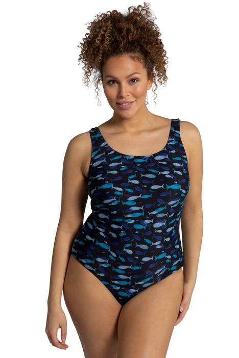 Plavky, vzor ryb, bez měkkých košíčků