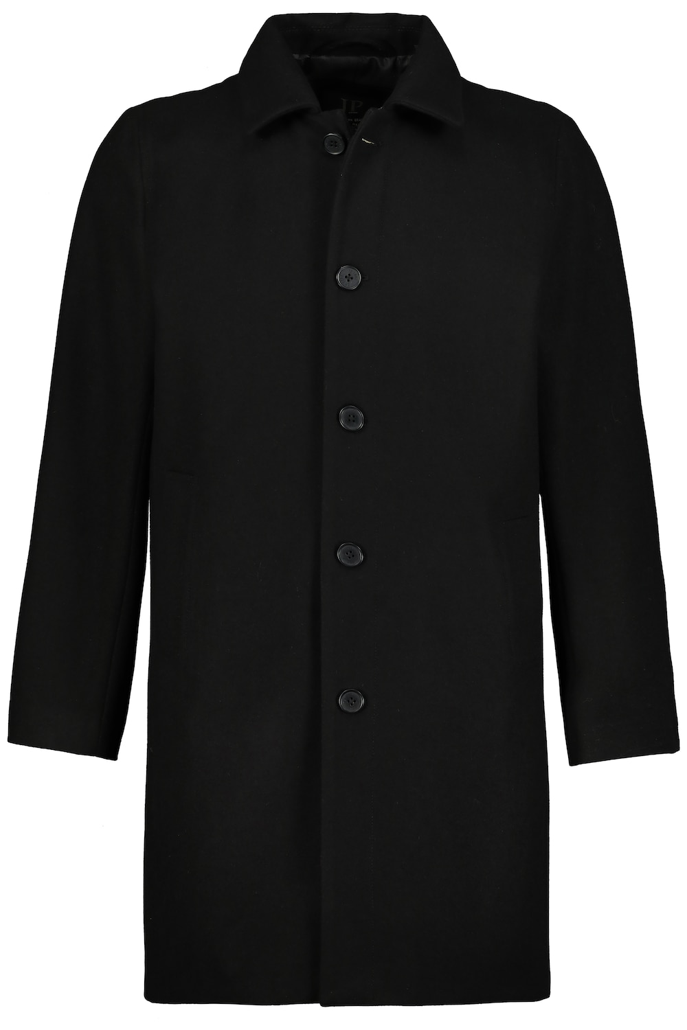 Stora storlekar Kappa i ullmix, Her, svart, storlek: L, Polyester/Ull/Viskos, JP1880