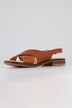 Elastic Strap Feminine Style Leather Sandals