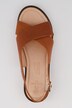 Elastic Strap Feminine Style Leather Sandals