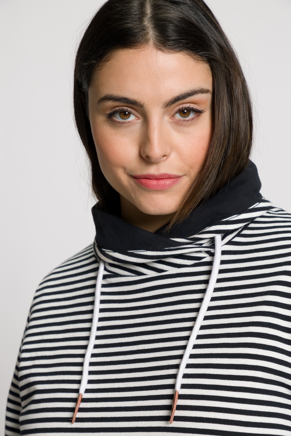 Stora storlekar Sweatshirt, Dam, svart, storlek: 54/56, Bomull/Polyester, Ulla Popken