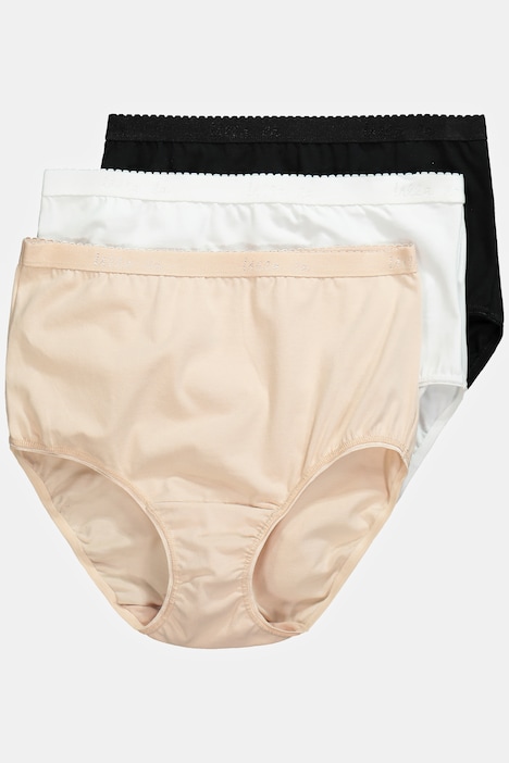 Women's Underwear Hipster Panties Midi/Full/High Cut Briefs Size 12-14