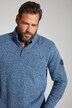 Fine Knit Half Zip Neck Jumper