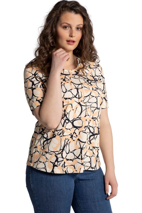 Tričko, Classic střih, kulatý výstřih, krátké rukávy, biobavlna