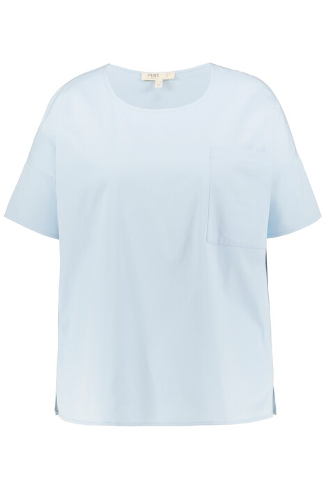 Halenka, oversize, kulatý výstřih, krátké rukávy, biobavlna