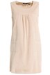 Froté šaty, příčný šev, kulatý výstřih, bez rukávů