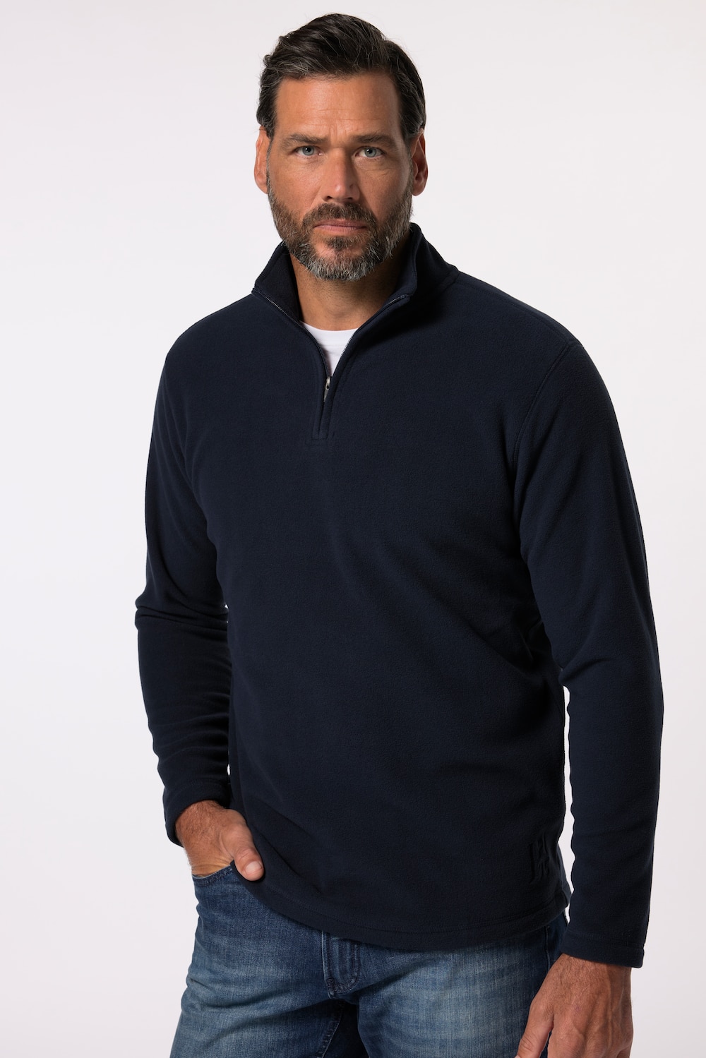 JP 1880 Troyer, Fleece, Stehkragen, Zipper, ultraleicht, bis 7 XL