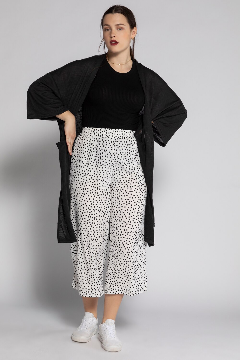 Grote Maten vest, Dames, zwart, Maat: 54/56, Polyester, Studio Untold Grote Maten vest, Dames, zwart, Maat: 54/56, Polyester, Studio Untold
