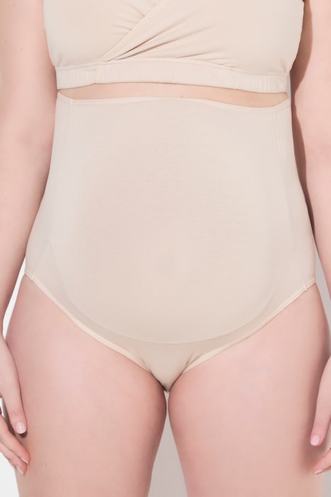 Culotte taille haute Bellieva en coton bio certifié GOTS, avec empiècement sur le ventre