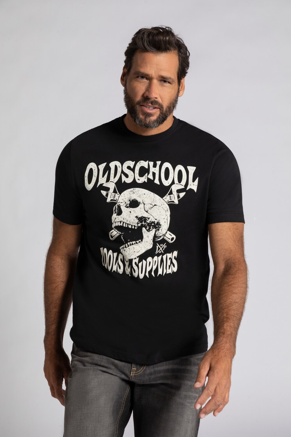 Grote Maten T-shirt Workwear, Heren, zwart, Maat: 5XL, Katoen, JP1880 Grote Maten T-shirt Workwear, Heren, zwart, Maat: 5XL, Katoen, JP1880