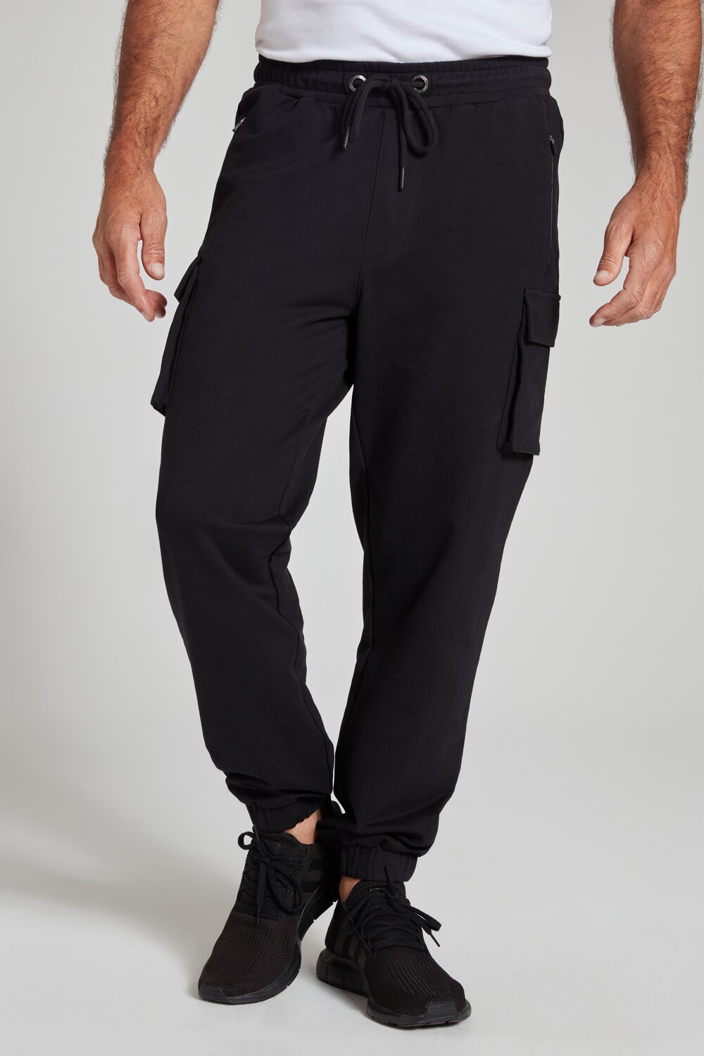 Grote Maten JAY-PI joggingbroek FLEXNAMIC®, Heren, grijs, Maat: 3XL, Katoen, JP1880 Grote Maten JAY-PI joggingbroek FLEXNAMIC®, Heren, grijs, Maat: 3XL, Katoen, JP1880