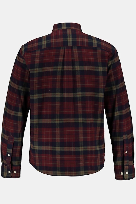 Long Sleeve Check Flannel Shirt | Long Sleeve Shirts Shirts