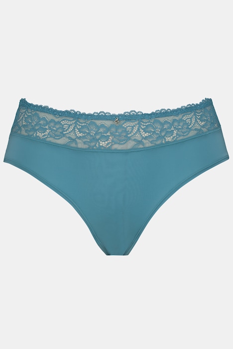 Lace Inset Stretch Microfiber Panty | Panties | Lingerie
