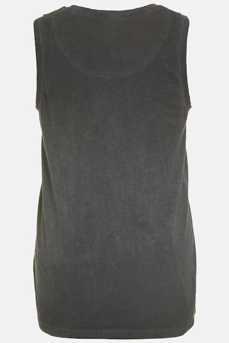Tanktop, strandkläder, ärmlös, flammig jersey