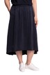 Sukně, elastický pas, široký lem, Cupro materiál
