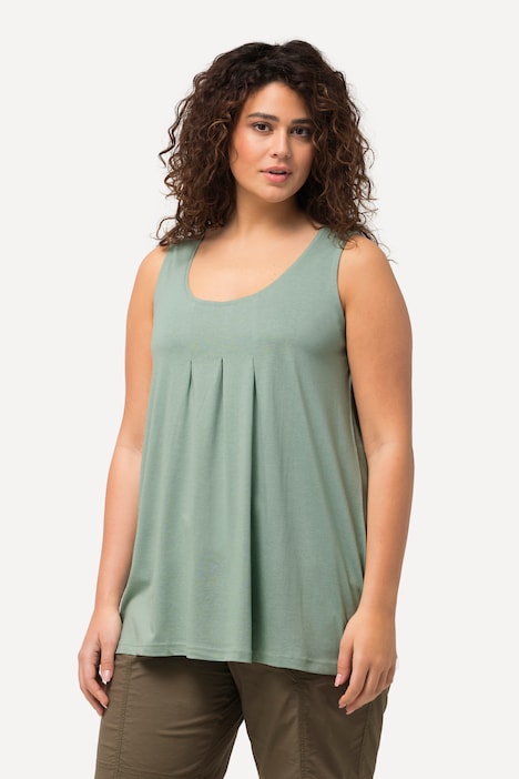 Essential Pleat Front Knit Tank