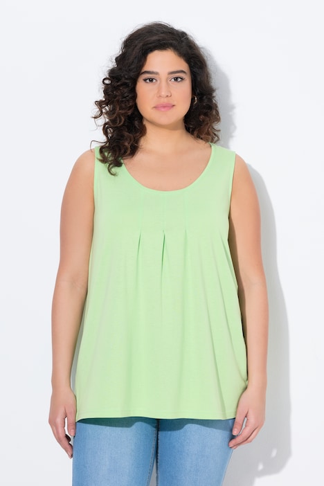 Essential Pleat Front Knit Tank